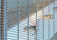 Flexible 316L SS Decorative Woven Wire Mesh Sheets customized For Facade Cladding