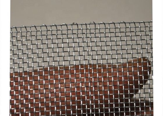 SS 316 Woven Copper Wire Mesh Screen 2mm diameter Edge Wrapped